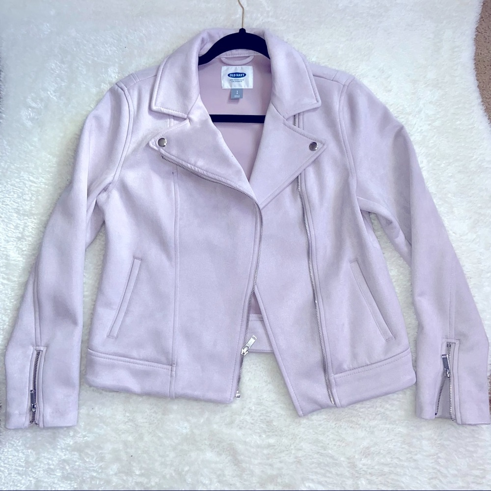 Old Navy lilac Suede Jacket size S